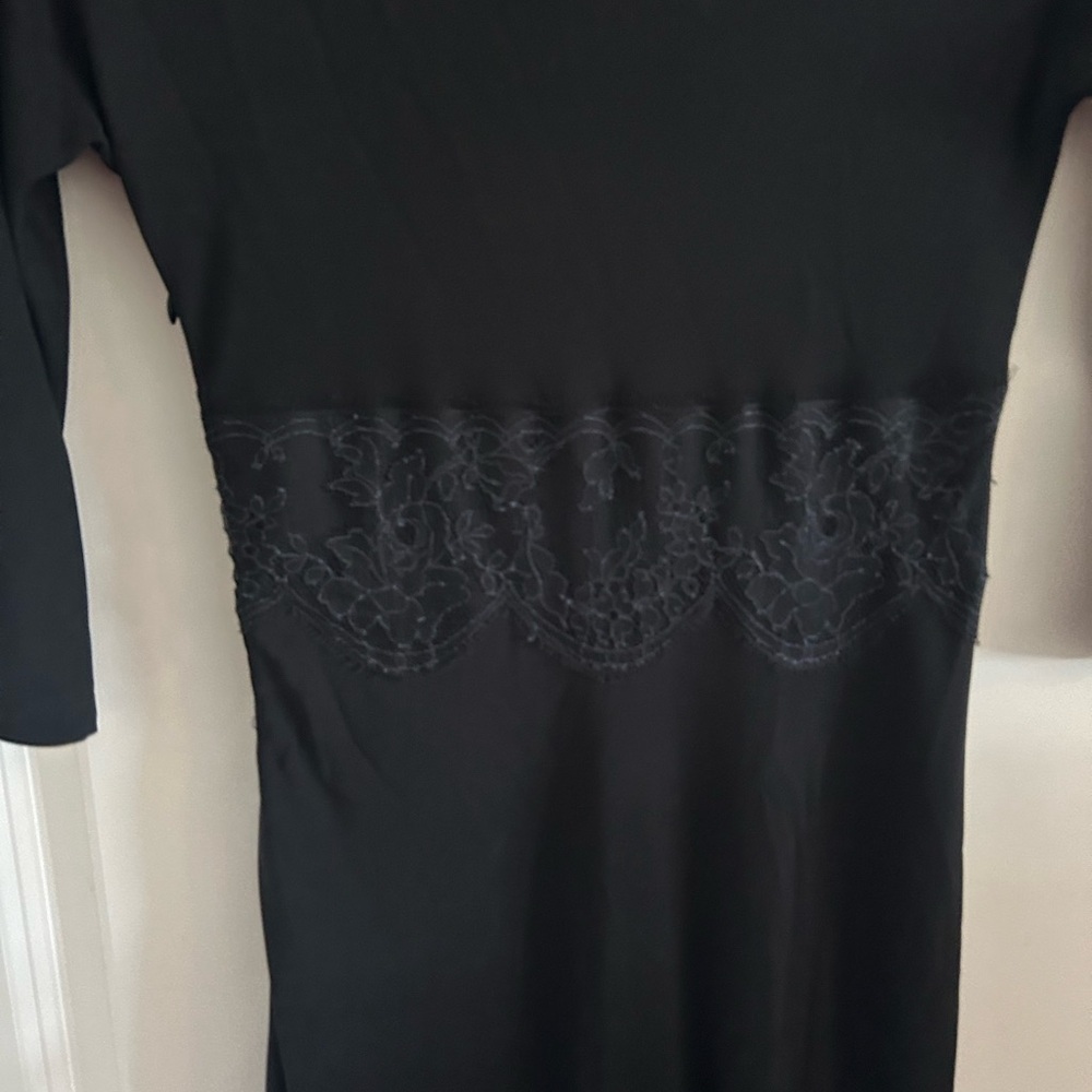 Yigal Azrouel Black Asymmetrical Ruched Cocktail Dress - Picture 7 of 10